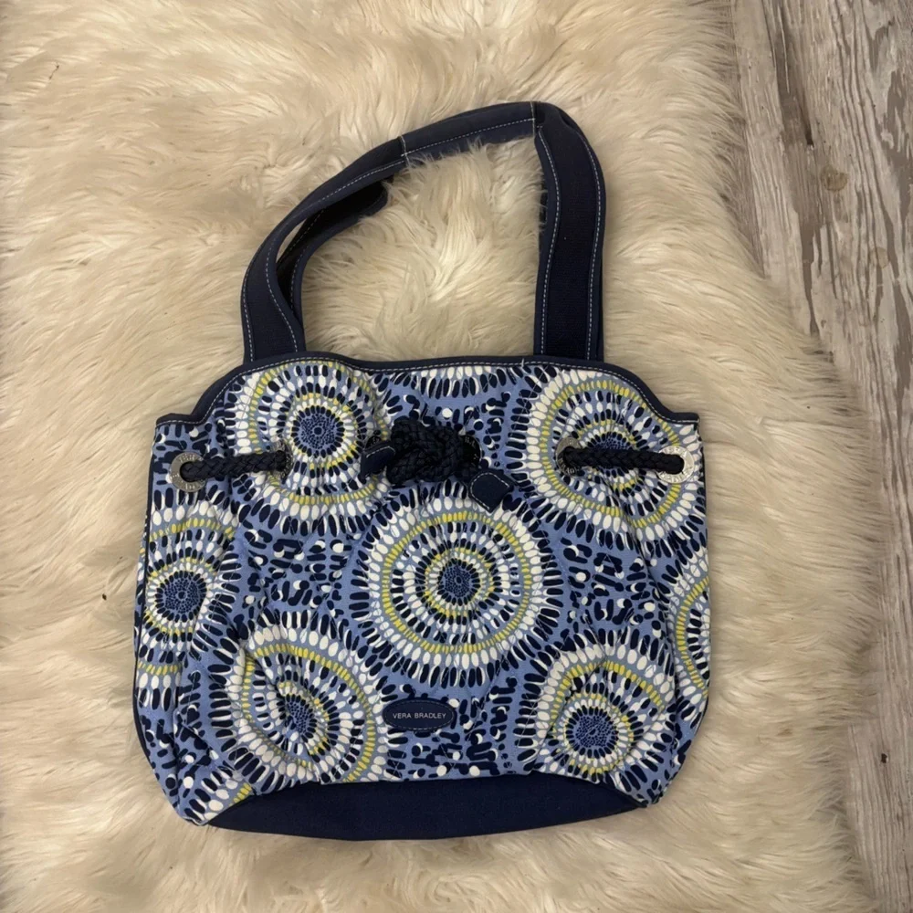 NWOT Vera Bradley Blue Starry Night Patterned shoulder tote Bag